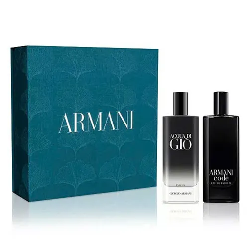 Set Nước Hoa Nam Giorgio Armani Acqua Di Gio Parfum And Armani Code EDP (15ml x 2)
