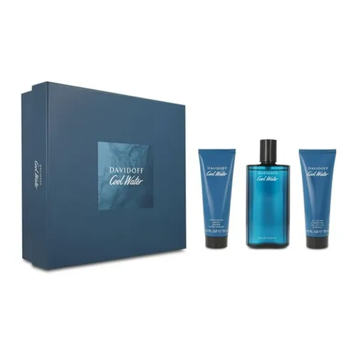 Set Nước Hoa Nam Cool Water Gift By Davidoff (EDT 100ml + Shower Gel 75ml + Aftershave Balm 75ml)