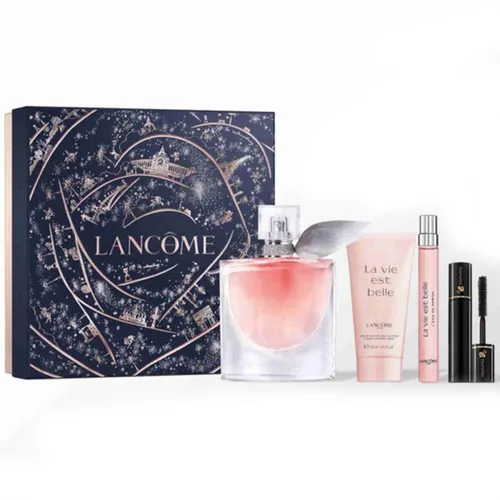 Set Nước Hoa Nữ Lancôme La Vie Est Belle EDP 4 Món (EDP 100ml + EDP Mini 10ml + Dưỡng Thể Body Lotion 50ml + Mascara 2ml))