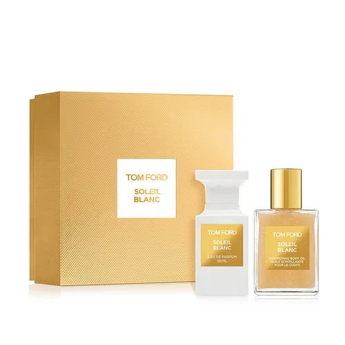 Set Nước Hoa Unisex Tom Ford Soleil Blanc EDP 50ml + Dầu Dưỡng Thể Shimmering Body Oil 45ml