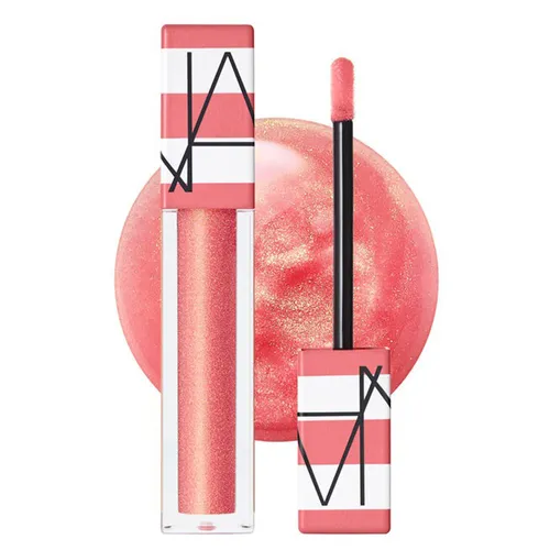 Son Bóng Nars Afterglow Lip Oil Limited Editions 777 Orgasmac Màu Hồng Đào Ánh Nhũ