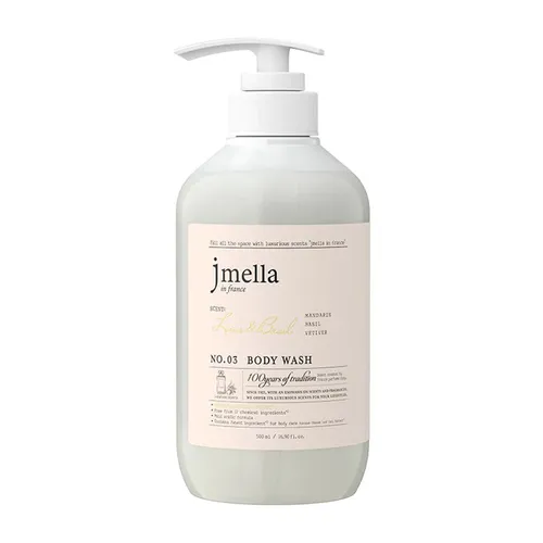 Sữa Tắm Hương Nước Hoa Jmella In France No.03 Lime & Basil Body Wash 500ml