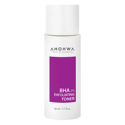 Toner Ahohwa BHA 2% Exfoliating Hỗ Trợ Kiểm Soát Dầu, Làm Sạch Da, Cải Thiện Lỗ Chân Lông 80ml