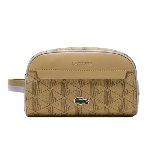 Túi Cầm Tay Nam Lacoste The Blend Toiletry Clutch Bag NH4559BG N18 Màu Be