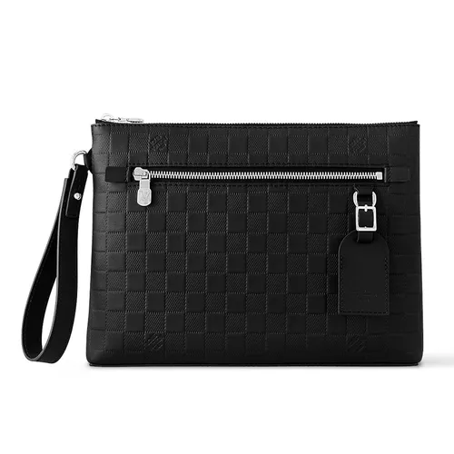 Túi Cầm Tay Nam Louis Vuitton LV Takeoff N40504 Màu Đen