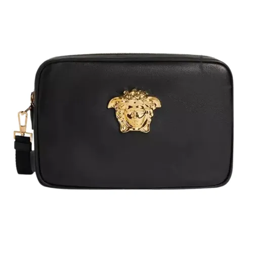 Túi Cầm Tay Nam Versace Logo Medusa Old Crossbody Bag DP88507 DVT6ME Màu Đen
