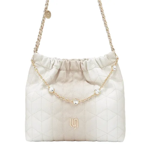 Túi Đeo Vai Nữ Lyn Monet Party Infinite L Shoulder Bag - White LL24MBF399 Màu Trắng