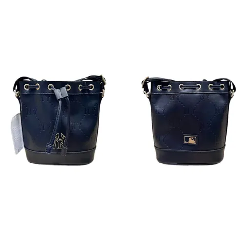 Túi Đeo Vai Trẻ Em MLB Logo New York Yankees Bucket Bag 7ACRMD65-50BKS Màu Đen