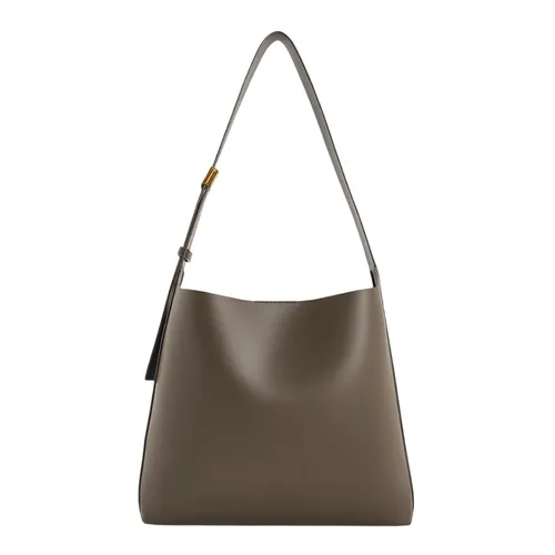 Túi Đeo Vai Nữ Charles & Keith CNK Edna Tote Bag Dark Moss CK2-40270966-1 Màu Rêu