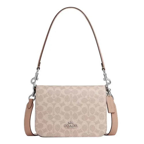 Túi Đeo Vai Nữ Coach Quinn Bag In Signature Canvas CZ770 Màu Be