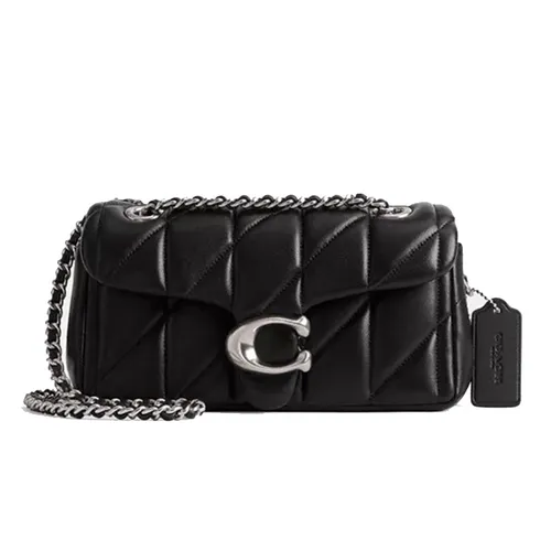 Túi Đeo Vai Nữ Coach Tabby Shoulder Bag 20 With Pillow Quilting Màu Đen