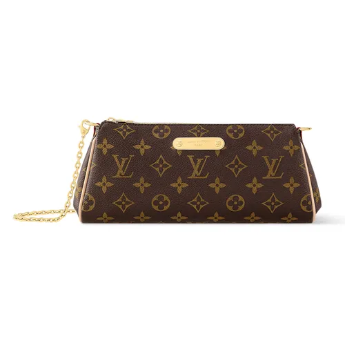 Túi Đeo Vai Nữ Louis Vuitton LV Pochette Eva M13567 Màu Nâu Đen