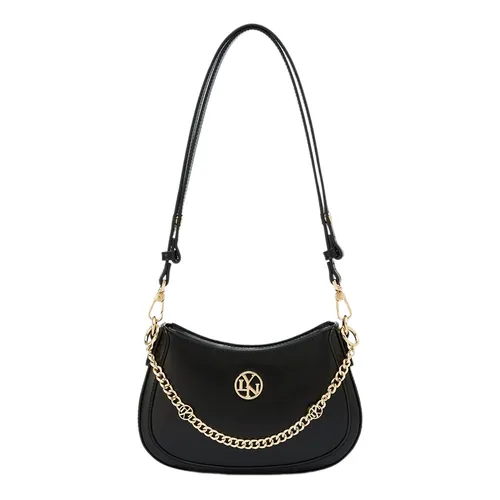 Túi Đeo Vai Nữ Lyn Mona Mini Shoulder Bag - Black LL25CBF035 Màu Đen