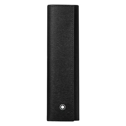 Túi Đựng Bút Montblanc Meisterstuck 4810 1-Pen Pouch Black Leather D 129258 Màu Đen