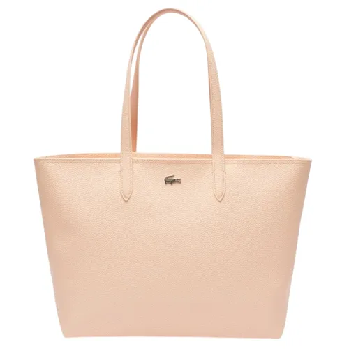 Túi Tote Nữ Lacoste Women's Anna Zip NF4823AA-Q64 Pink Bags Màu Hồng Phấn