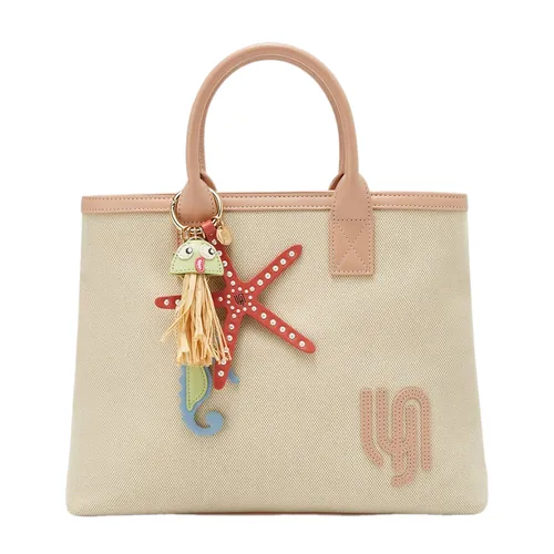 Túi Tote Nữ Lyn Coral Infinite L Tote Bag - Light Beige LL25CBM336 Màu Be Nhạt