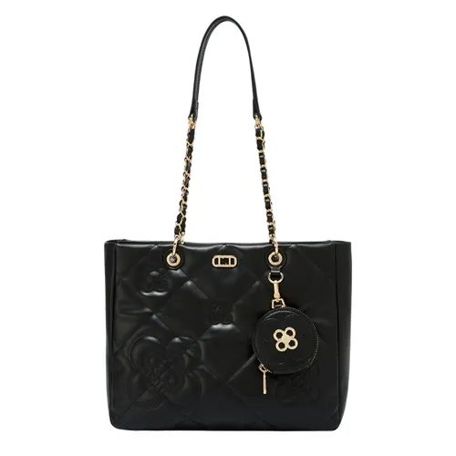 Túi Tote Nữ Lyn Flora Tote Bag Black LL25CBF132 Màu Đen