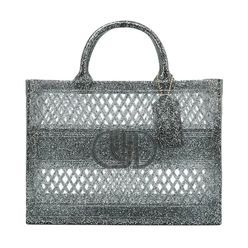 Túi Tote Nữ Lyn Sunny Honey Infintie Tote Bag - Glitter Black LL25CBM338 Màu Đen