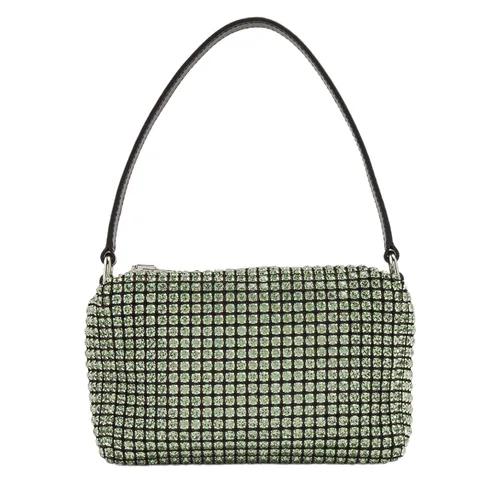 Túi Xách Tay Nữ Alexander Wang Heiress Medium Pouch Bag Màu Xanh Lá