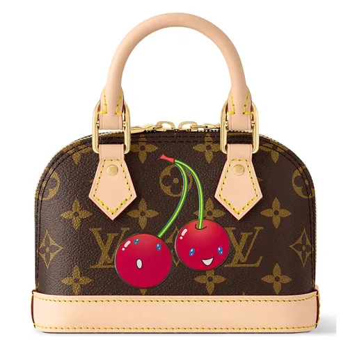 Túi Xách Tay Nữ Louis Vuitton LV x TM Cherry Alma Nano M13416 Màu Nâu