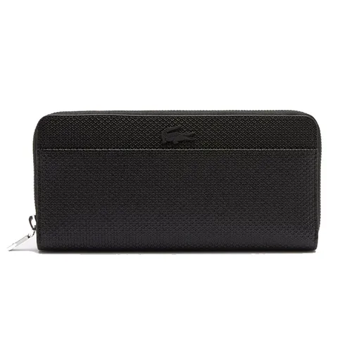 Ví Lacoste Chantaco Piqué Wallet Large NF3885KL-000 Màu Đen