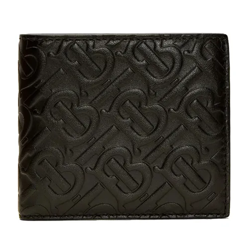 Ví Nam Burberry Monogram Embossed Bifold Wallet 8017645 Màu Đen