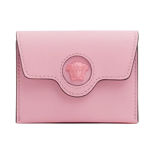 Ví Nữ Versace La Medusa Card Wallet Màu Hồng