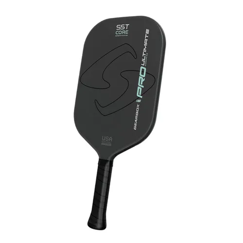 Vợt Pickleball Gearbox Pro Ultimate Elongated Paddle Màu Đen Phối Xanh