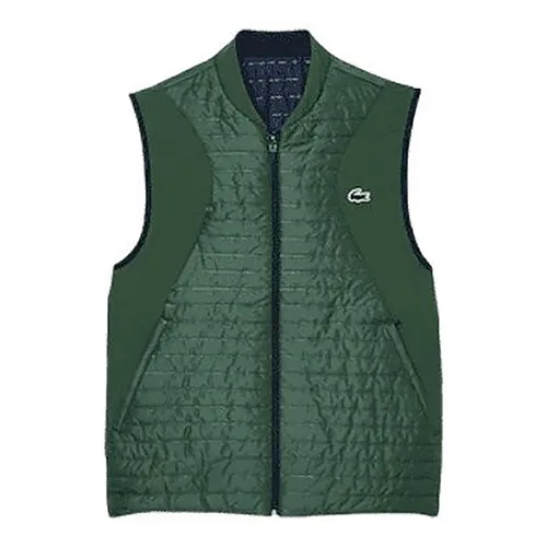 Áo Khoác Gile Nam Lacoste Sport Padded And Reversible Golf Vest BH9266 Màu Xanh Green (Mặc Hai Mặt)
