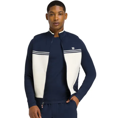 Áo Khoác Gile Nam Wilson Clubhouse Insulated Vest WM00398511DBC Màu Xanh Navy Size S (Form Âu)