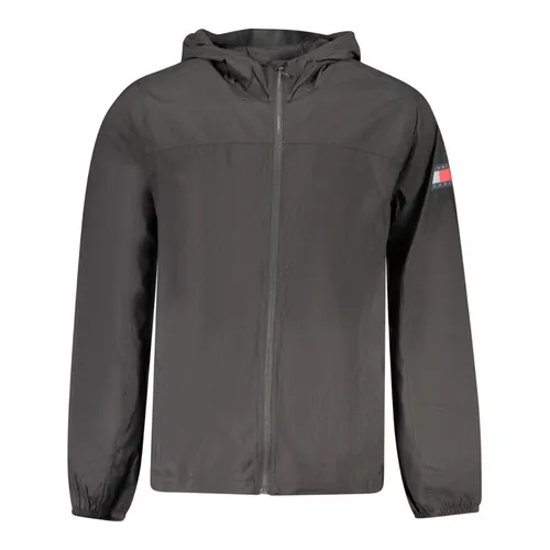 Áo Khoác Gió Nam Tommy Hilfiger Jacket DM0DM21699_NEBDS Màu Đen Size S