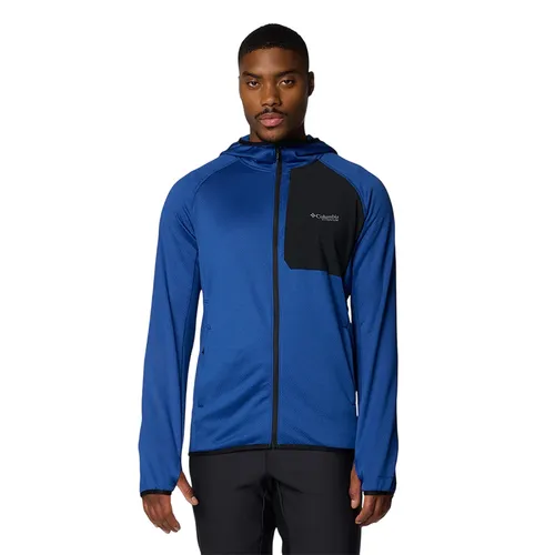 Áo Khoác Nỉ Nam Columbia Men's Triple Canyon Grid Fleece Hooded Fz Ii Jacket 2094972433 Màu Xanh Dương Size XL