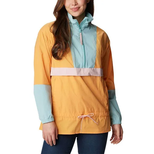 Áo Khoác Nữ Columbia Bondless Trek Anorak Women's Jacket 2055023869 Màu Vàng Cam Size S