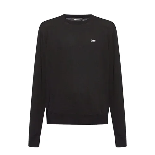 Áo Len DSquared2 D2 S74HA1486 D13018 900 Màu Đen Size S