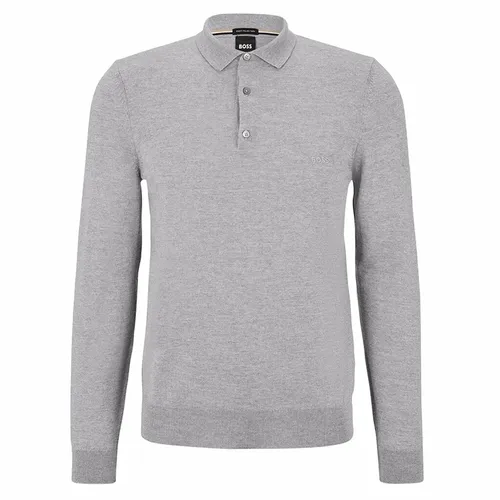 Áo Len Nam Hugo Boss Bono 50476357 Men's Virgin Wool Màu Xám Size S