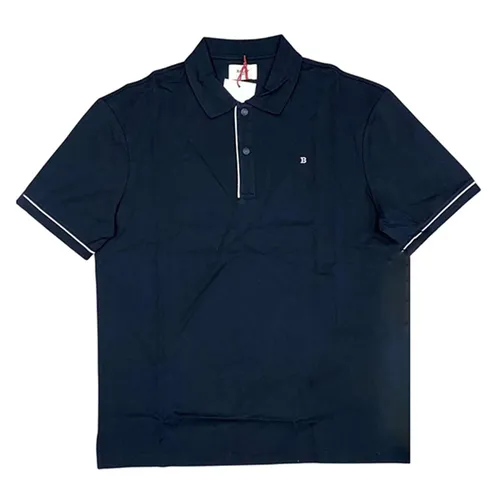 Áo Polo Nam Bally Men’s Shirt Logo B Màu Xanh Navy Size S