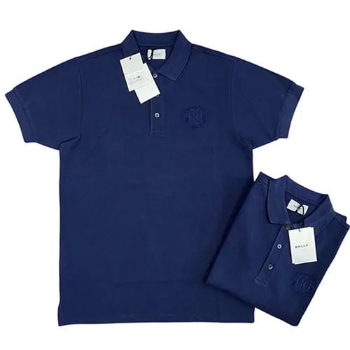 Áo Polo Nam Bally Men’s Shirt Màu Xanh Navy Size XS
