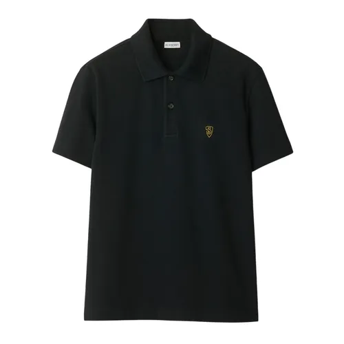 Áo Polo Nam Burberry Cotton Polo Shirt 80998821006 Màu Đen Size XS