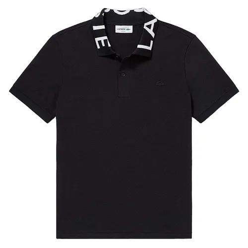 Áo Polo Nam Lacoste Lettered Neck Light Polo Shirt PH7647 Màu Đen Size 2
