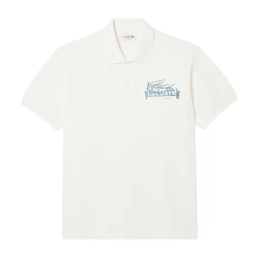Áo Polo Nam Lacoste Men's Classic Fit Printed L.12.12 PH0285 CPI Màu Trắng