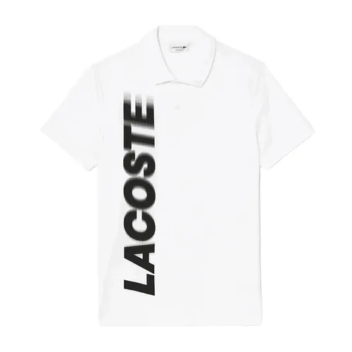 Áo Polo Nam Lacoste Men's Polo Shirt Movement Straight Fit PH6944 001 Màu Trắng