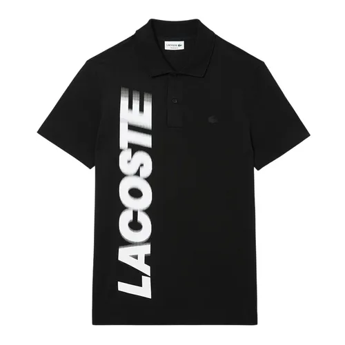 Áo Polo Nam Lacoste Regular Fit Movement Printed PH2801 031 Màu Đen Size 3