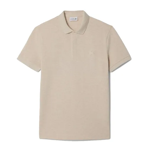 Áo Polo Nam Lacoste Regular Fit Paris Stretch Piqué PH5522 I18 Màu Be Xám Size 4