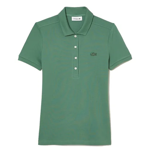 Áo Polo Nam Lacoste Slim Fit Stretch Cotton Pique Shirt PF5462 Màu Xanh Lá Size 36