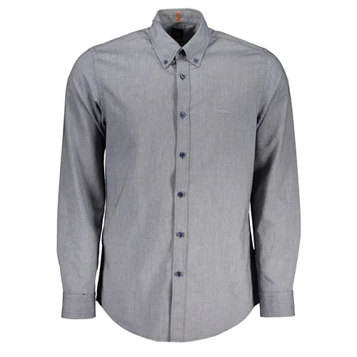 Áo Sơ Mi Nam Hugo Boss 50489341RICKERT_BL418 Màu Ghi Xám Size S