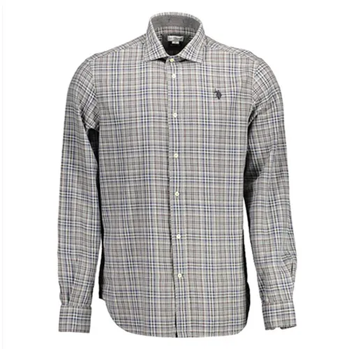 Áo Sơ Mi Nam U.S. Polo Assn. 6408653309_E421D38_GRIGIO887 Màu Xám Kẻ Size M