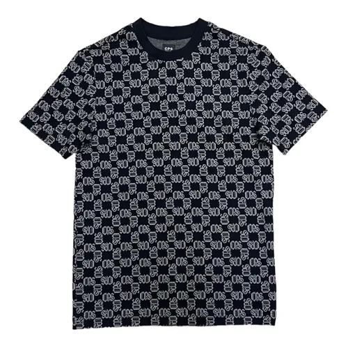 Áo Thun Nam CPS Chaps Mono T-Shirt Màu Đen
