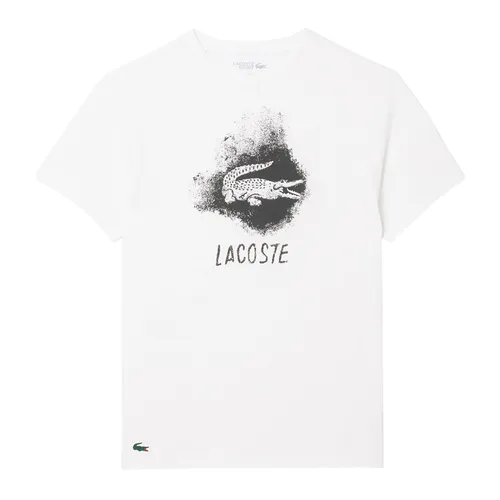 Áo Thun Nam Lacoste Graphic Ultra Dry Tshirt TH8917 001 Màu Trắng Size 3