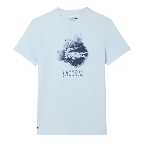 Áo Thun Nam Lacoste Graphic Ultra Dry Tshirt TH8917 T01 Màu Xanh Nhạt Size 3