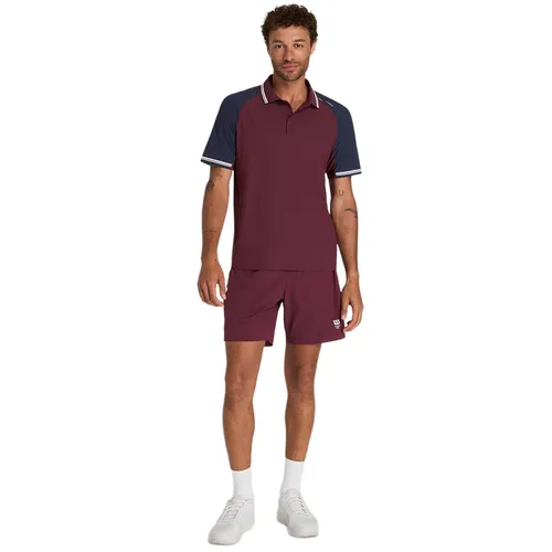 Bộ Quần Áo Cộc Tay Nam Wilson Men's Pro Tour Màu Đỏ Thẫm Size S (Form Âu)